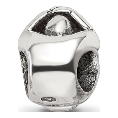 Sterling Silver Monkey Bead – view 7