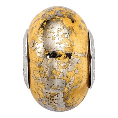 Sterling Silver Ceramic Bead – view 7