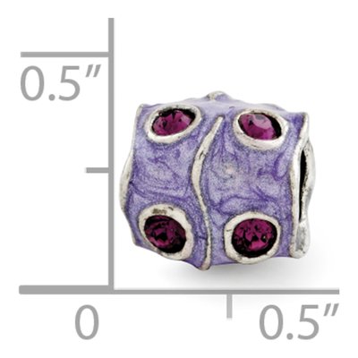 Sterling Silver Crystal Bead – view 4