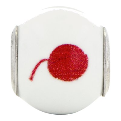 Sterling Silver Enameled Cat Bead – view 7