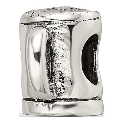 Sterling Silver Beer Mug Bead – view 7