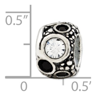 Sterling Silver Crystal Bead – view 4