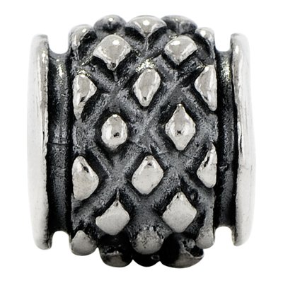 Sterling Silver Antiqued Bead