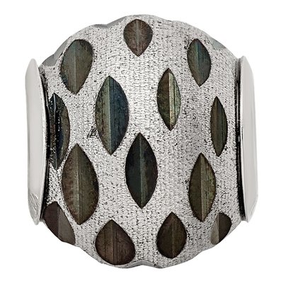Sterling Silver Velvet Black Bead – view 5