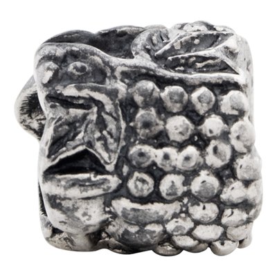 Sterling Silver Grapes Glasses Bead – view 4