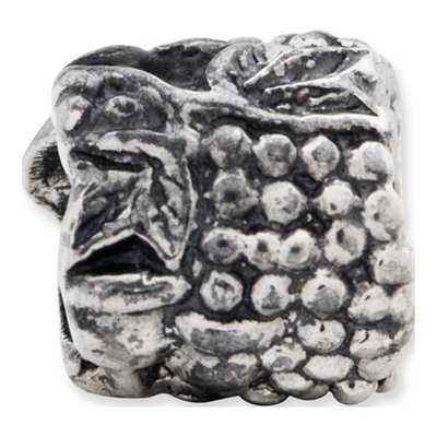 Sterling Silver Grapes Glasses Bead – view 5