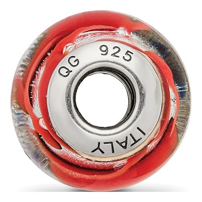 Sterling Silver Murano Glass Bead – view 4