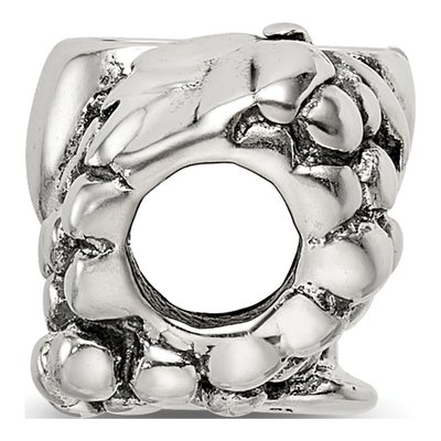 Sterling Silver Grapes Wine Glasses Bead – view 4