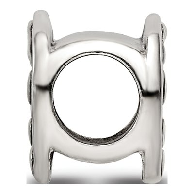 Sterling Silver Artist's Palette Bead – view 4