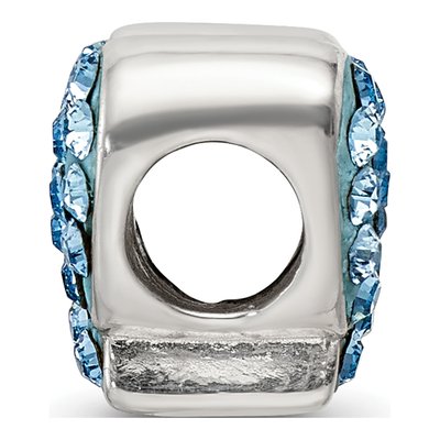 Sterling Silver Crystal Butterfly Bead – view 4