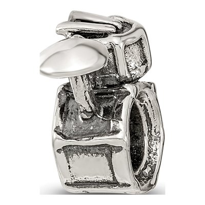 Sterling Silver Drum Set Bead – view 6