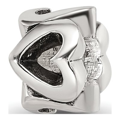 Sterling Silver Kids Heart Bead
