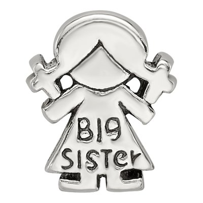 Sterling Silver Big Sister Bead – view 6