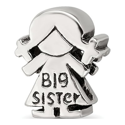 Sterling Silver Big Sister Bead