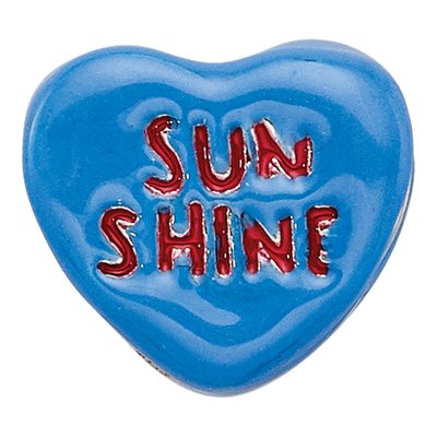 Sterling Silver Kids Sun Heart Bead – view 6