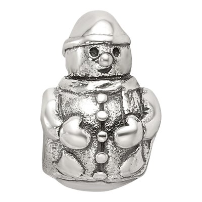 Sterling Silver Snowman Bead – view 5