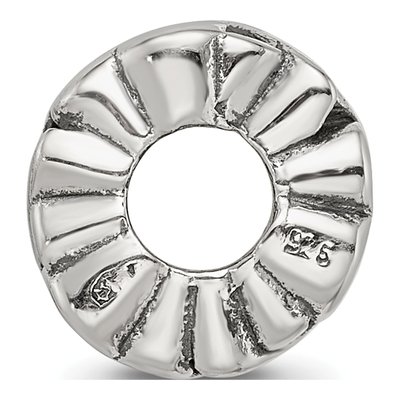 Sterling Silver Hearts Bead – view 4