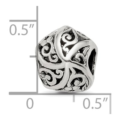 Sterling Silver Bali Bead – view 6