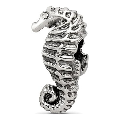 Sterling Silver Seahorse Bead