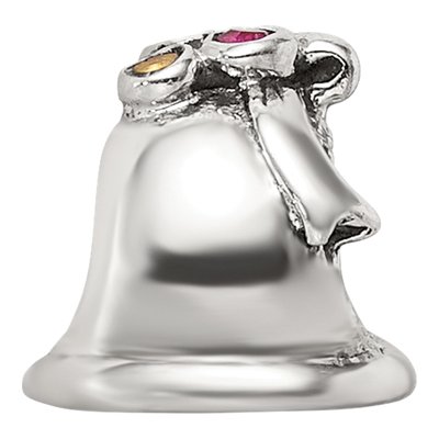 Sterling Silver CZ Bell Bead – view 5