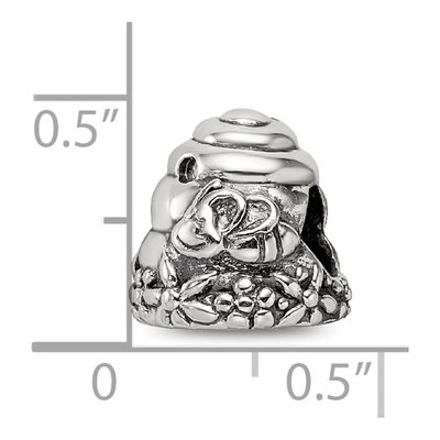Sterling Silver Beehive Bead – view 6