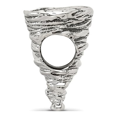 Sterling Silver Tornado Bead – view 2