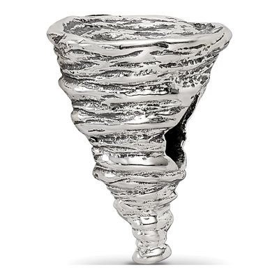 Sterling Silver Tornado Bead