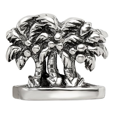Sterling Silver Palm Trees Bead – view 7