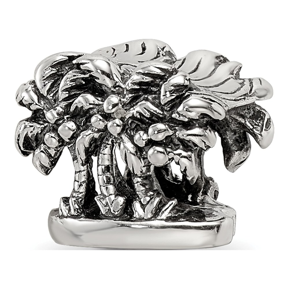 Sterling Silver Palm Trees Bead