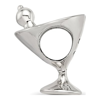 Sterling Silver Martini Bead – view 4