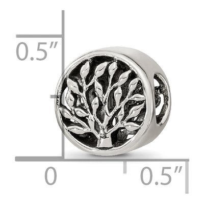 Sterling Silver Tree Bead – view 3