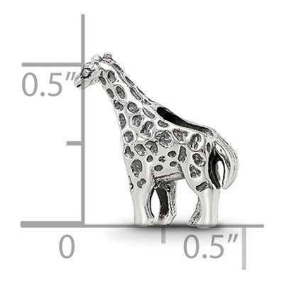 Sterling Silver Giraffe Bead – view 5
