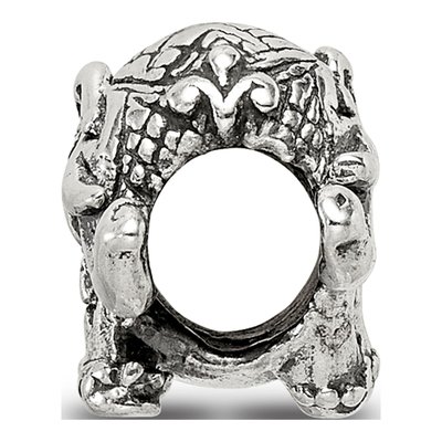 Sterling Silver Elephant Bead – view 2