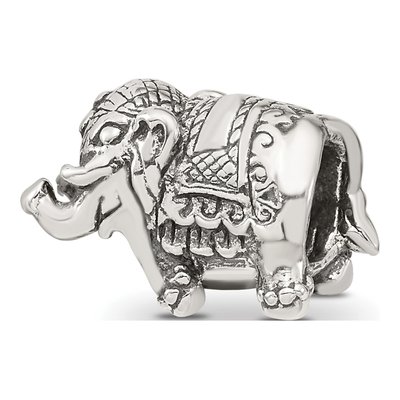 Sterling Silver Elephant Bead – view 5