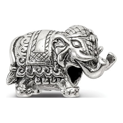Sterling Silver Elephant Bead