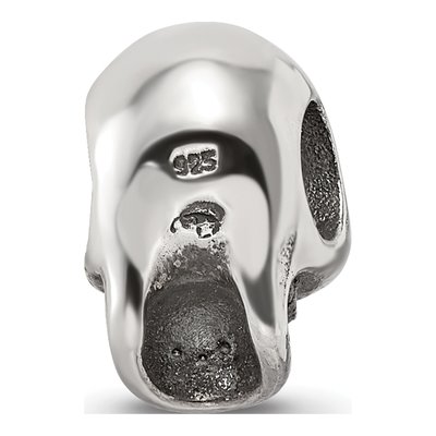 Sterling Silver Skull Bead – view 6