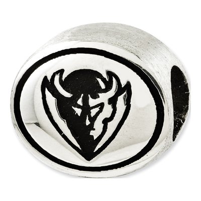 Sterling Silver DePaul University Bead – view 4