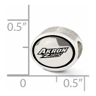 Sterling Silver University of Akron Bead – view 5