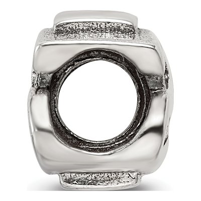 Sterling Silver Dollar Sign Bead – view 4