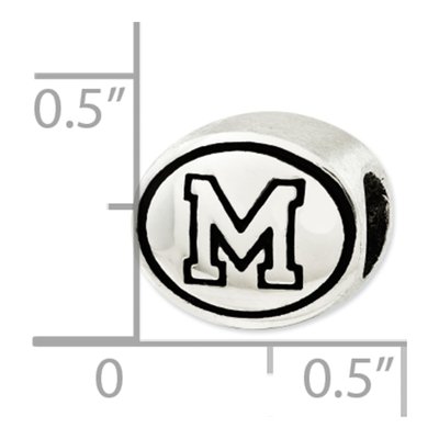 Sterling Silver University of Memphis Bead – view 5