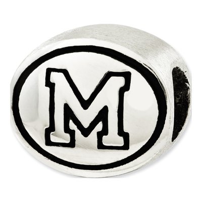 Sterling Silver University of Memphis Bead