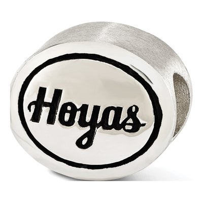 Sterling Silver Georgetown University Bead
