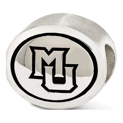 Sterling Silver Marquette University Bead – view 4