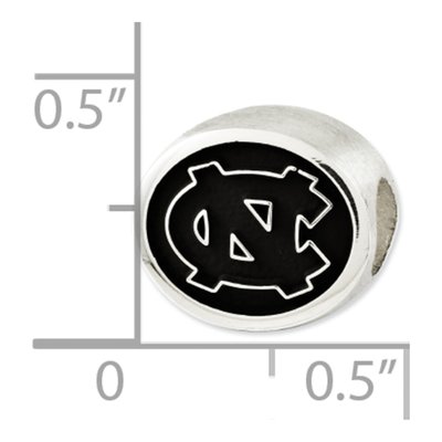 Sterling Silver UNC Antiqued Bead – view 4
