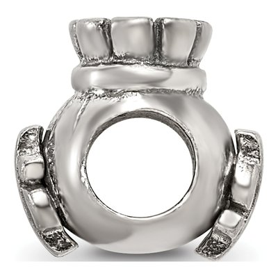 Sterling Silver Money Bag Bead – view 4