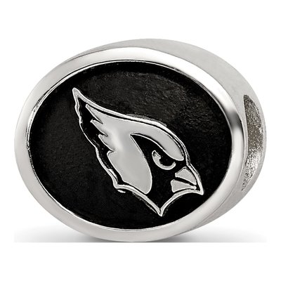 Sterling Silver Arizona Cardinals Enamel Bead