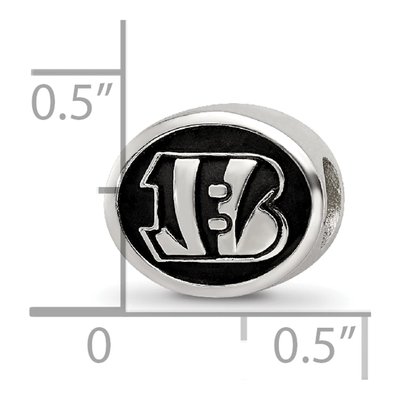 Sterling Silver Cincinnati Bengals Bead – view 7
