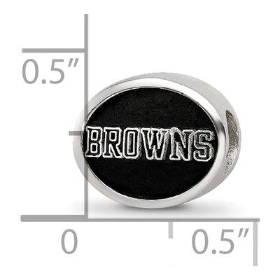 Sterling Silver Cleveland Browns Bead – view 7