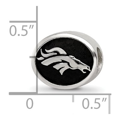 Sterling Silver Denver Broncos Bead – view 7