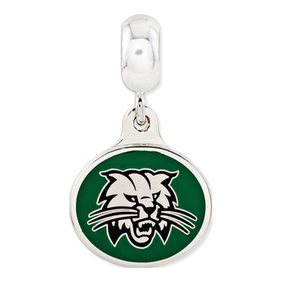 Sterling Silver Ohio University Dangle Bead – view 4
